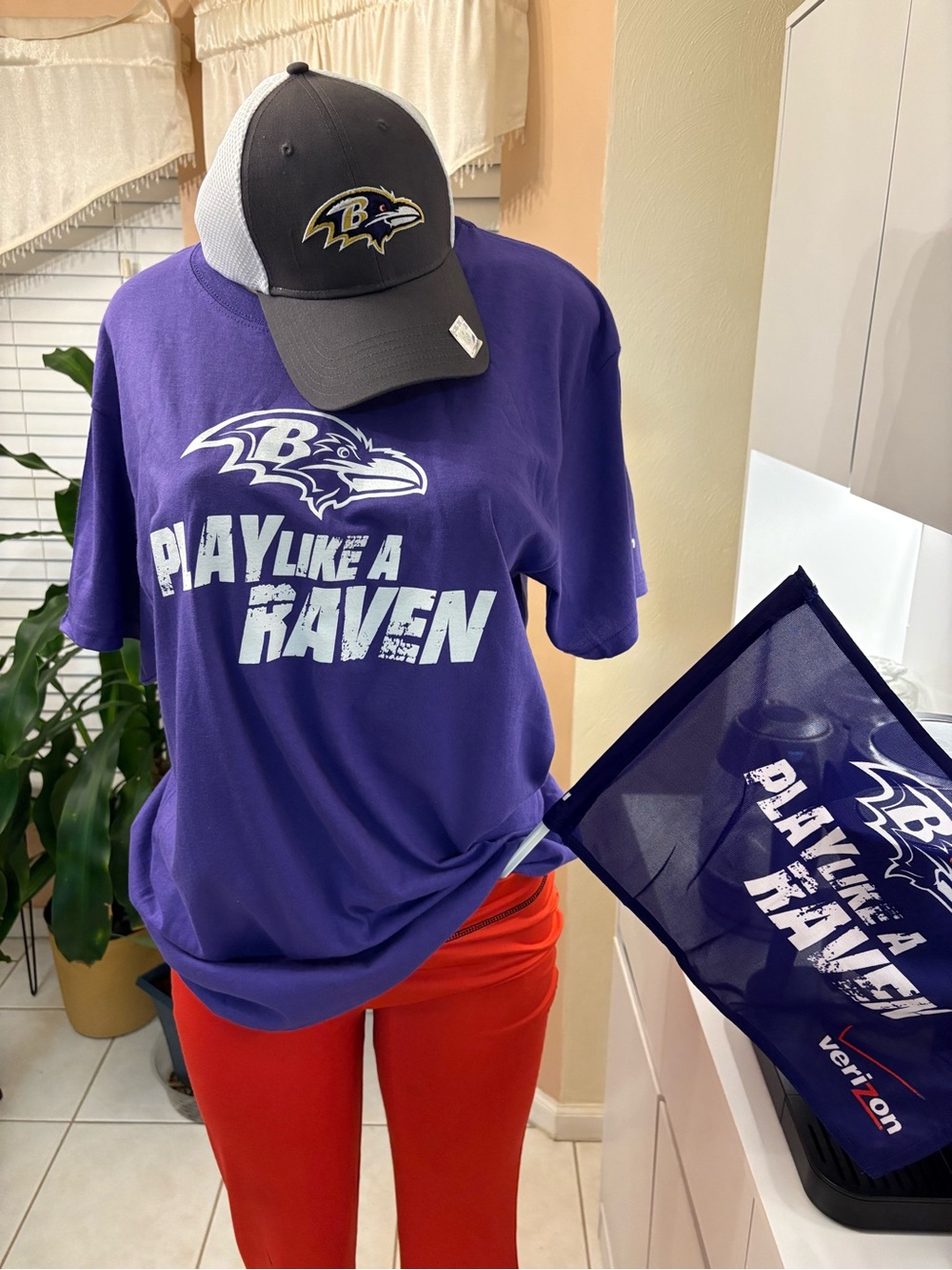 Adult 'Play Like a Raven' Purple Tee